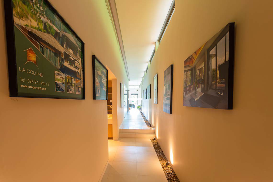 Club house corridor